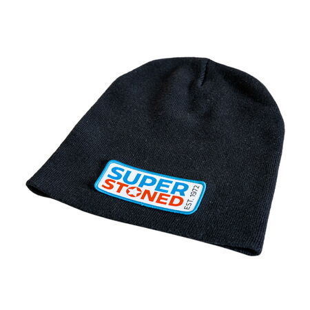 Superstoned Haube Schwarz